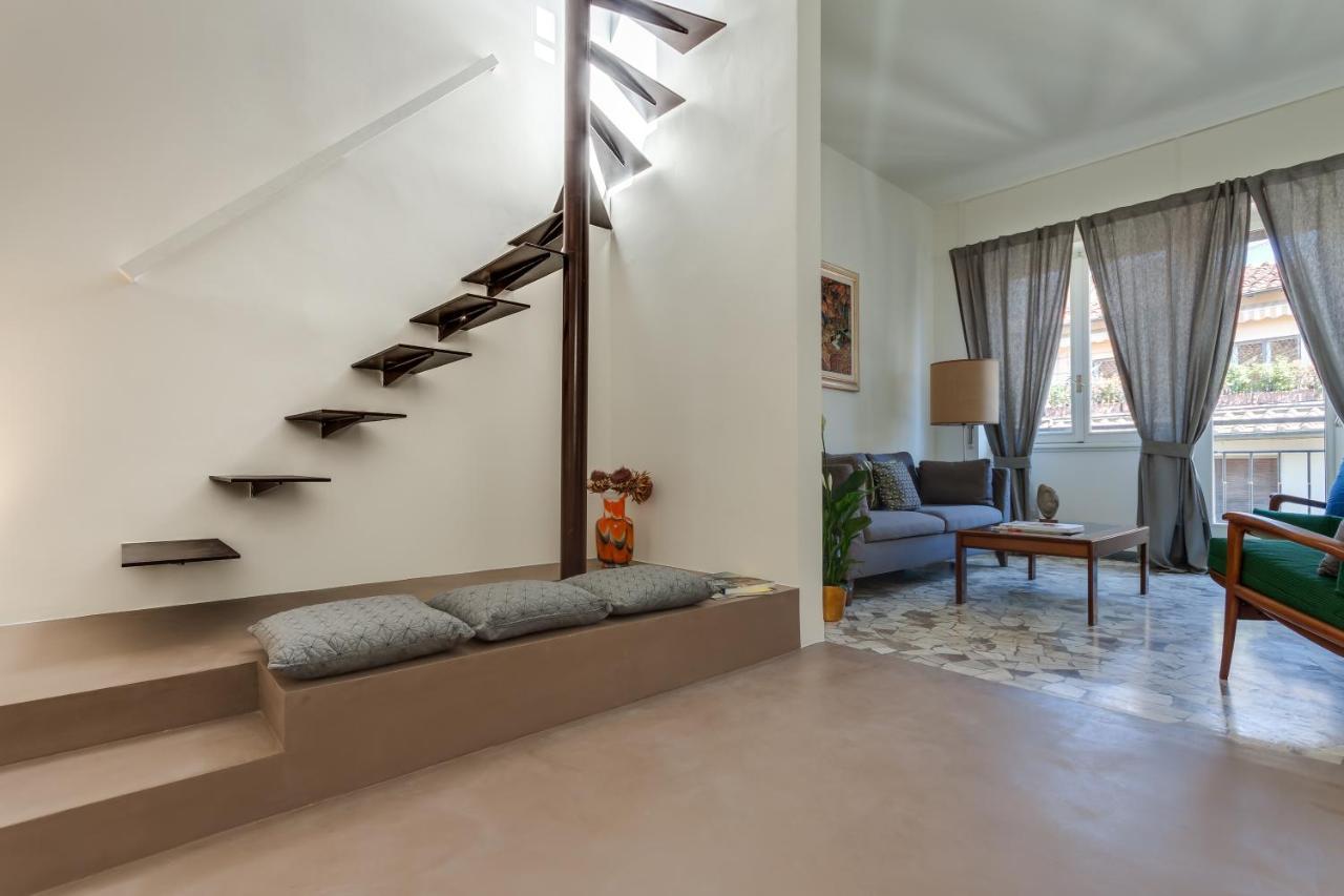 Apartments Florence - Santa Maria Balcony Bagian luar foto