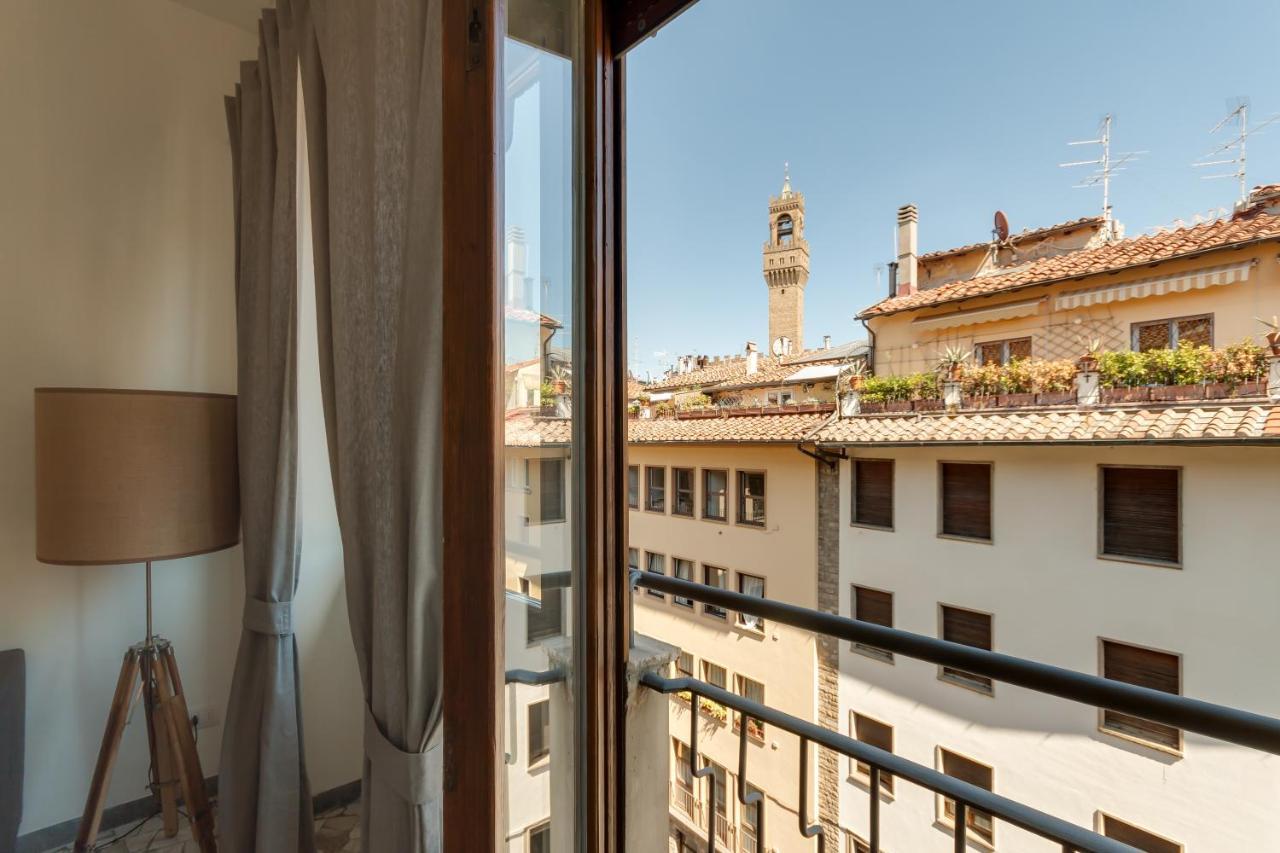 Apartments Florence - Santa Maria Balcony Bagian luar foto