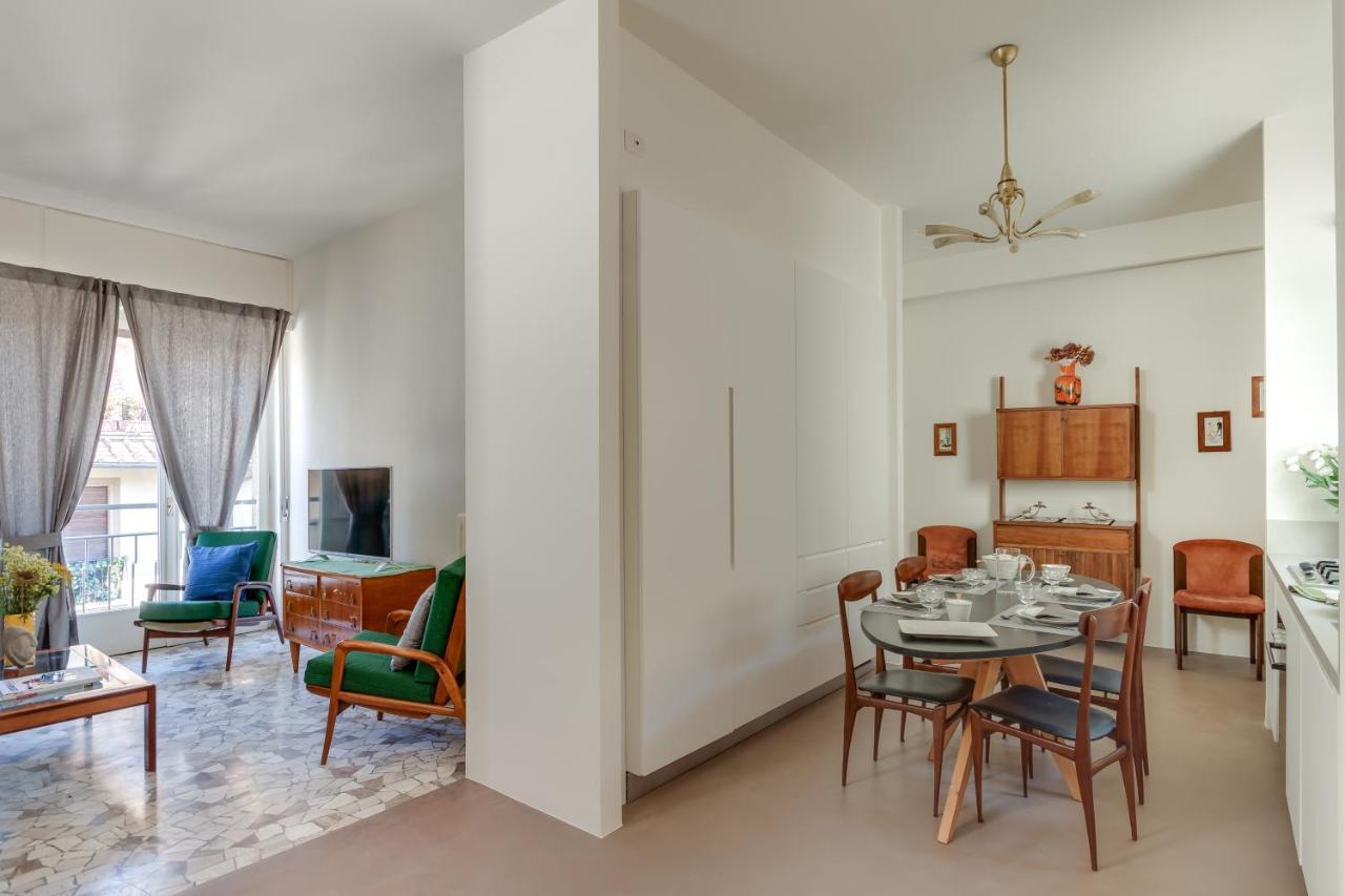 Apartments Florence - Santa Maria Balcony Bagian luar foto