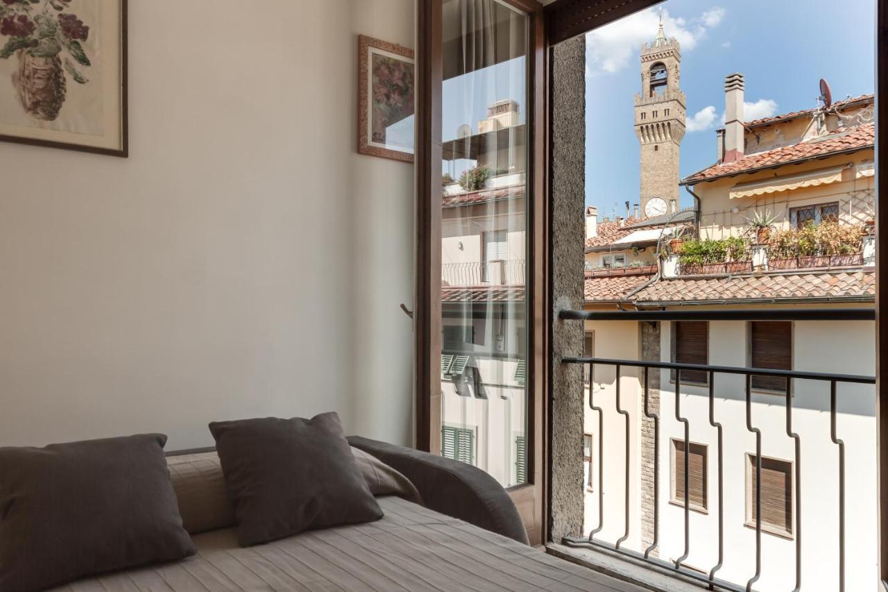 Apartments Florence - Santa Maria Balcony Bagian luar foto